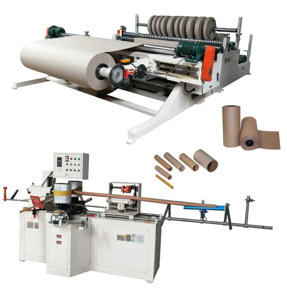 Automatische snij- en terugspoelmachine voor het snijden van jumbo roll kraftpapier 2