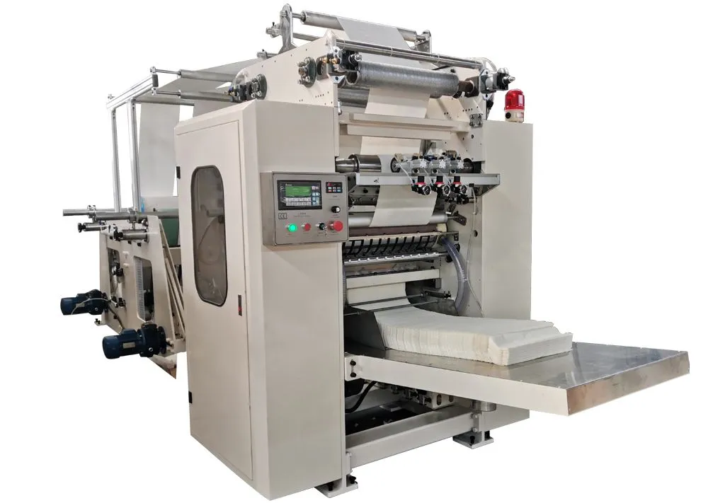 V vouwmachine voor het maken van een eenmalige handdoek, doekpapier, handdoek 1