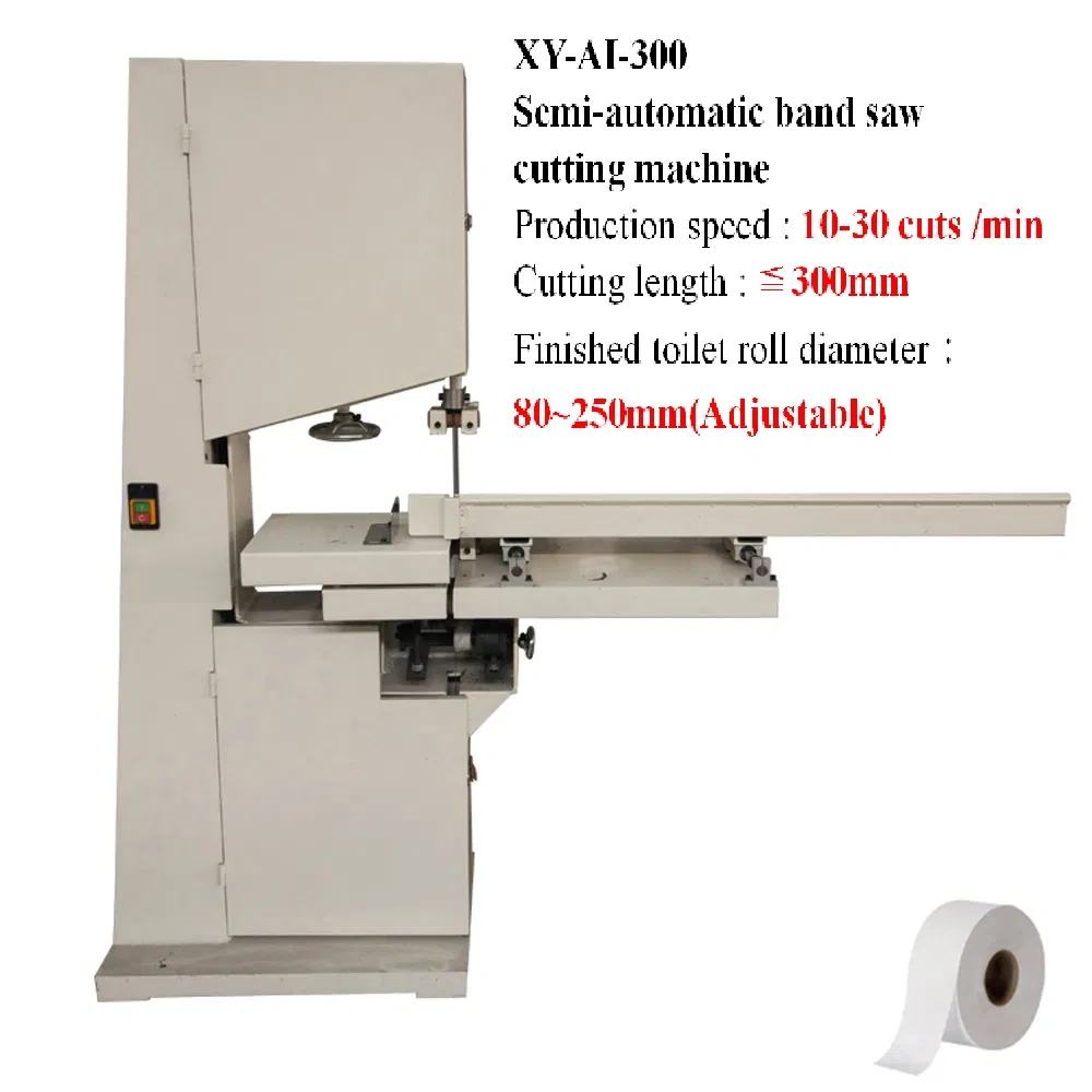 Handmatige kleine toiletpapierrol en keuken handdoekband zagen snijmachine om te beginnen 0