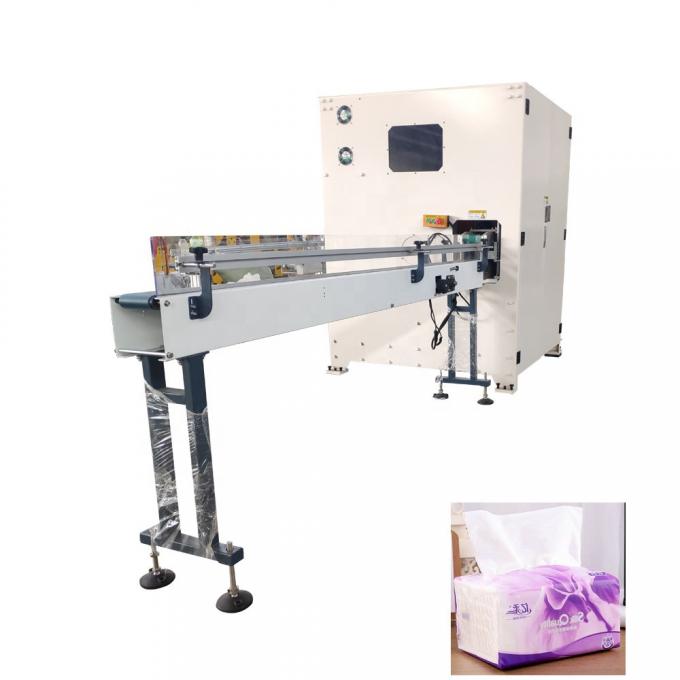 1/2 Fold Soft Bag Pack Facial Tissue Paper Machine Productielijn Hoge snelheid Automatisch Verpakkingssysteem 4