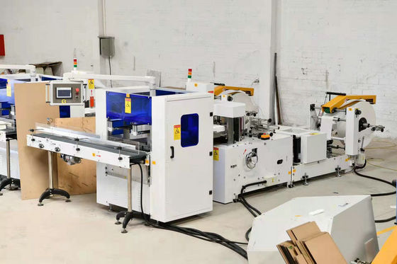 Volledig automatische hogesnelheid servetten papier servetten kwart vouwmachines productielijn