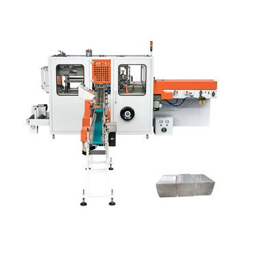 China Made Automatische Servette Servette Papier Gezichtsweefsel Machine Plastic Film Verpakking