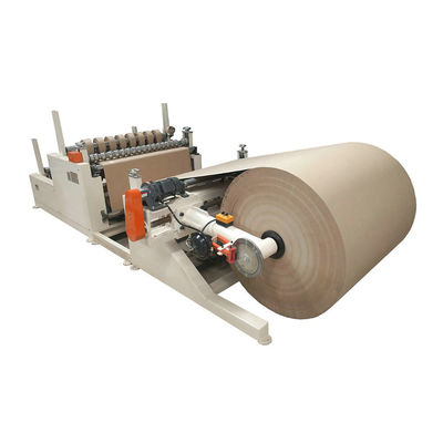 Roll Kraft Paper Slitting Machine Custom Grootte 100-140m/Min jumbo roll slitter rewinder