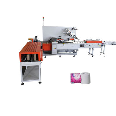 Automatische badkamer toiletrol papierverpakkingsmachine gemengd aangedreven type 380V 50Hz