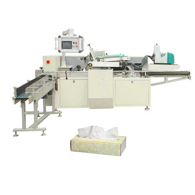 Volledig automatische V-vouwmachine voor het verpakken van gezichtsweefselpapier