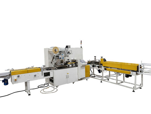 Elektrische machine voor het thermisch krimpen van toiletpapier voor eindproducten
