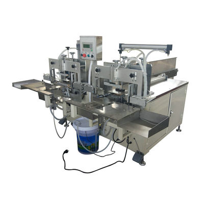Handmatige eenvoudige bediening Servetpapier Tissue Double Heads Bag Packing Machine