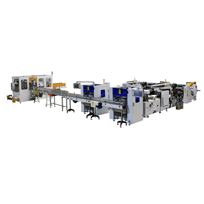 Fabrieksprijs 2 Kleuren Drukken Servettenpapier Machine Servetten Tissue Machine met Laminatie