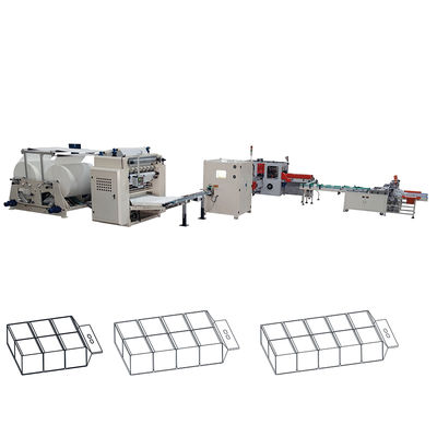 China 6 lijnen zachte tekening V-vouw gezichtsdoekjes papiermachine productielijn fabriek